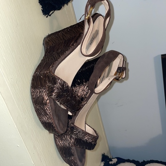 Prada wedges in raffia material - Picture 2 of 5